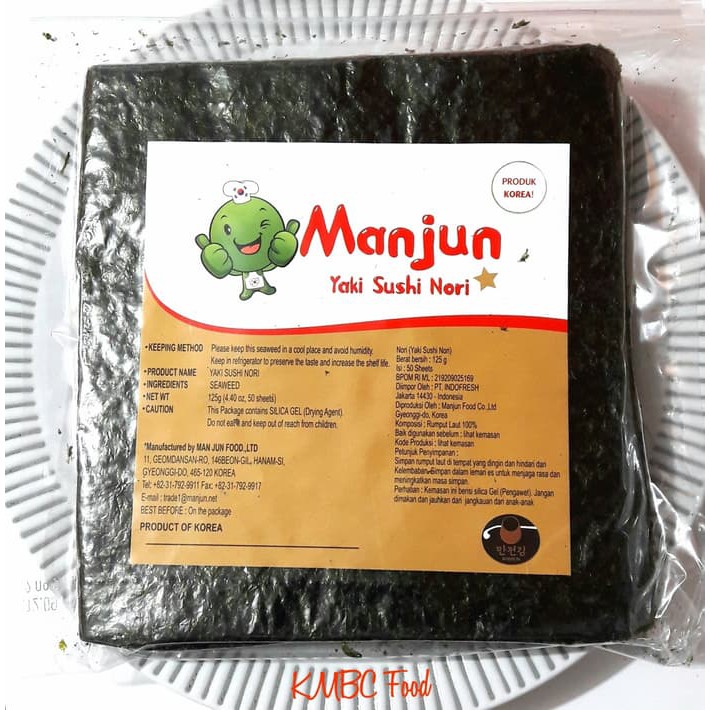

Manjun Yaki Sushi Nori | Seaweed | Rumput laut no. 1 Korea ~ kp406