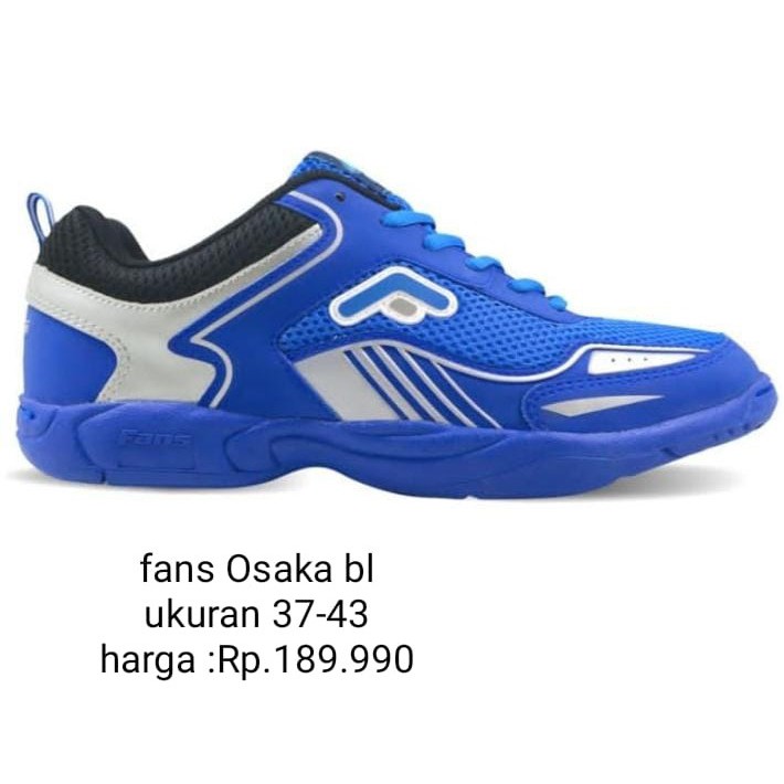 Sepatu Badminton Fans Osaka Blue