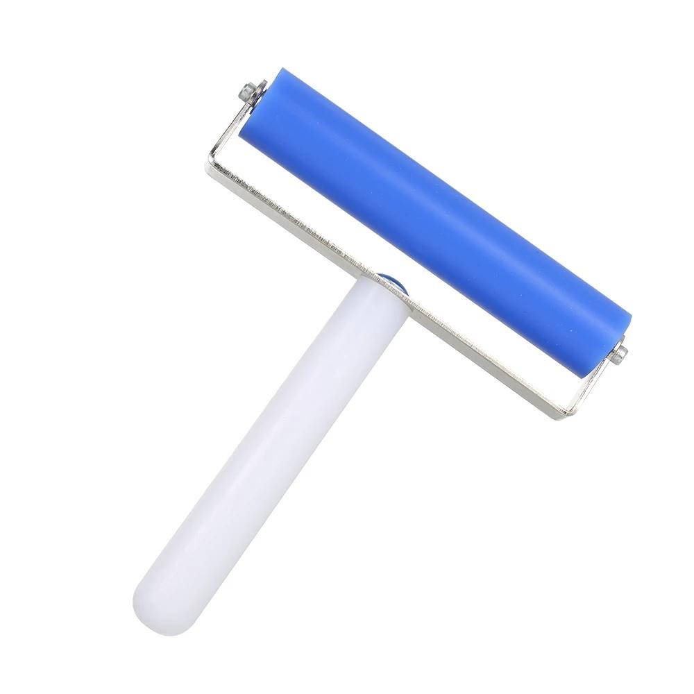 Rebuy Silicone Roller Blue 10cm Aksesoris Telepon Karet Lembut Handphone Layar Laptop Ponsel Repair Tools