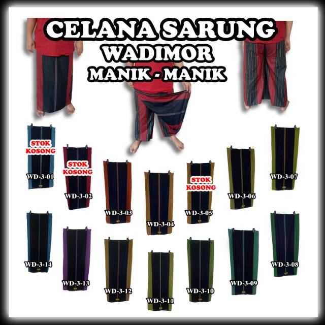 Sarung Celana Wadimor Pakaian Muslim Pria