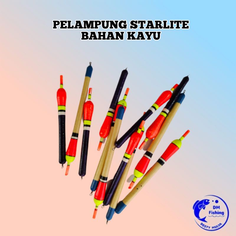 PELAMPUNG STARLITE KAYU 11CM