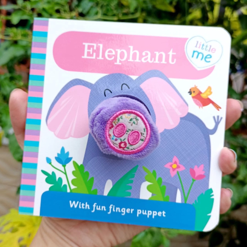 [Igloo Books] Bebek Kecil Finger Puppet Story Board Book (Bebek Kecil & Elephant)-4