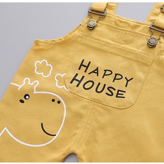 Setelan Anak Laki-laki &amp; Perempuan Happy Hours Baju Anak Import Ukuran M-XL Usia 1-2 Thn