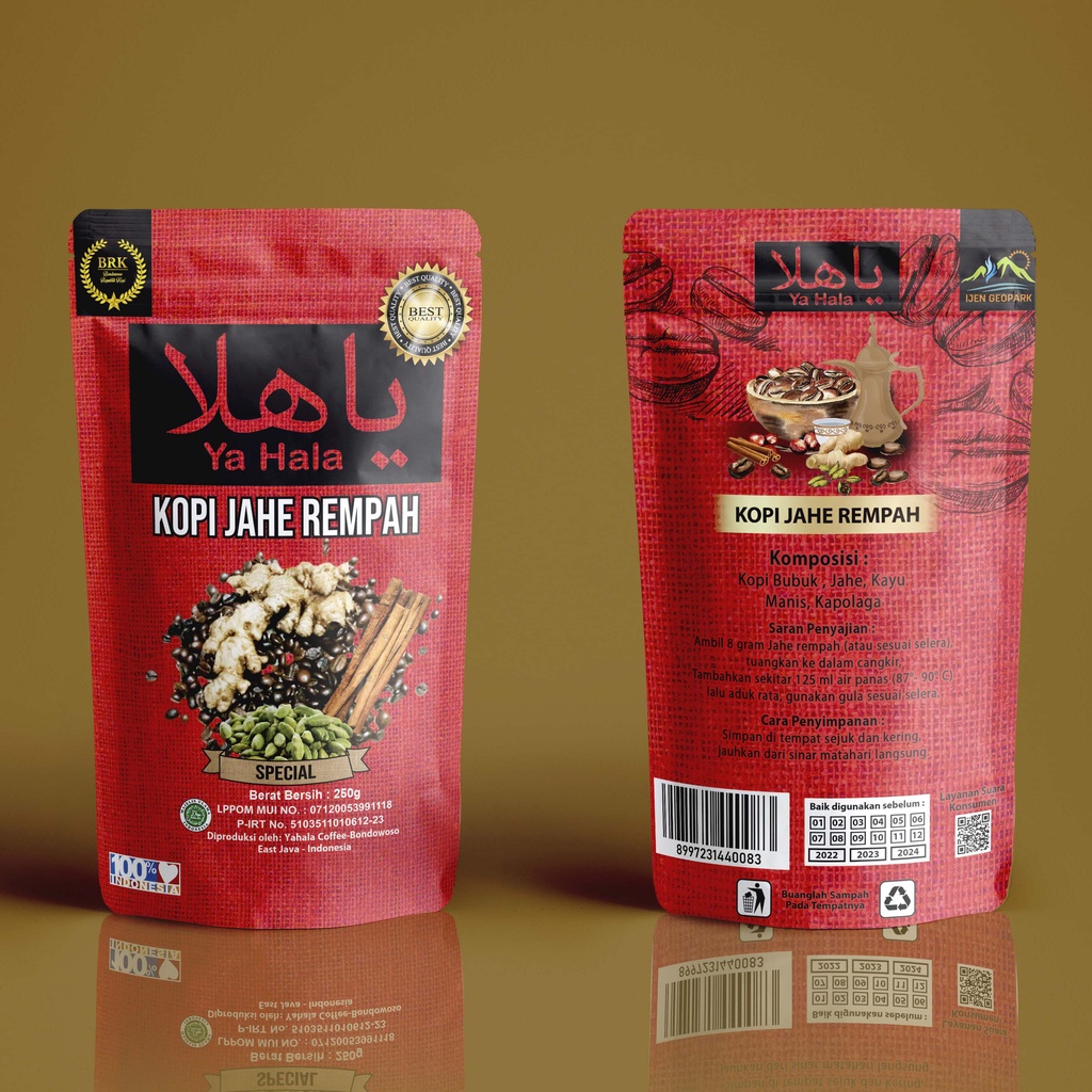 

Kopi Jahe Rempah Arab Ya Hala Coffee