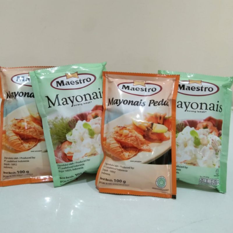 Mayonaise Maestro Original dan pedas 100 gr