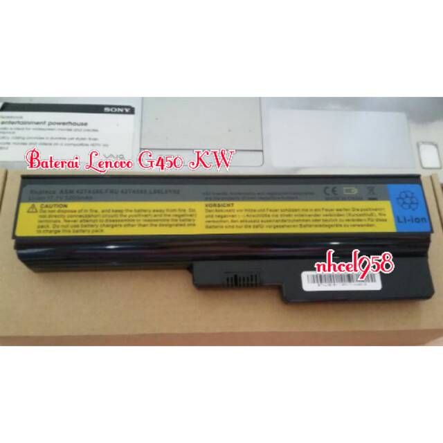✅Baterai Lenovo G450