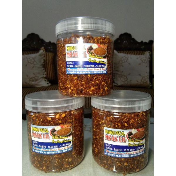 

Bumbu Pecal Mbak Lil (Homemade) 500gr