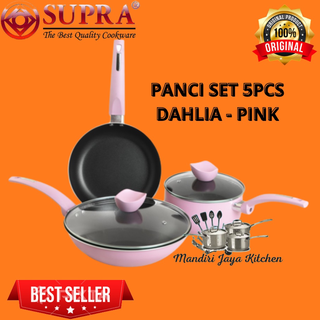 Panci SUPRA 5pcs EDISI Chef Renata/NEW Panci SUPRA 5pcs DAHLIA