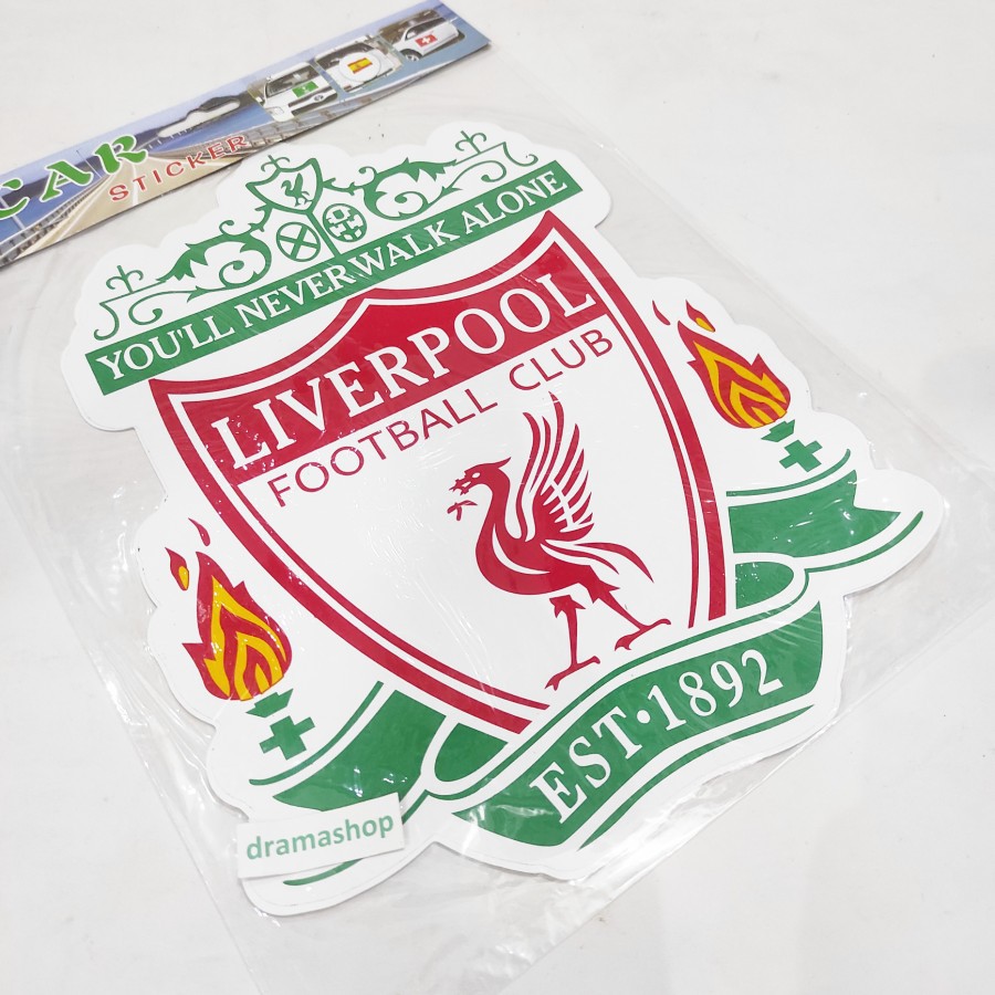 Tempelan sticker stiker mobil Logo klub club sepak bola fc liverpool fc