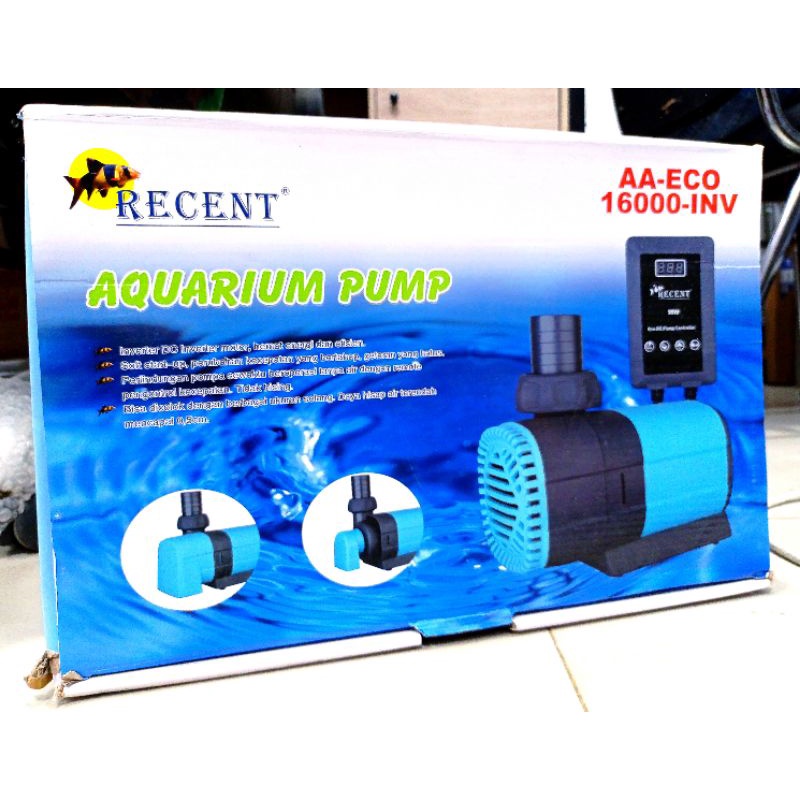 PROMO POMPA AQUARIUM KOLAM DC INVERTER RECENT AA ECO 16000