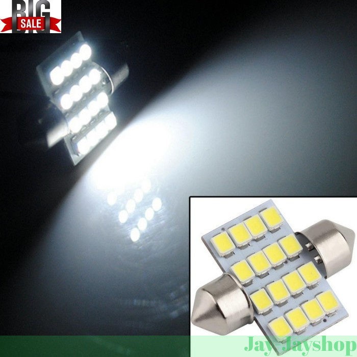 Lukstar Lampu Mobil LED Super White 31mm 2 PCS PROMO