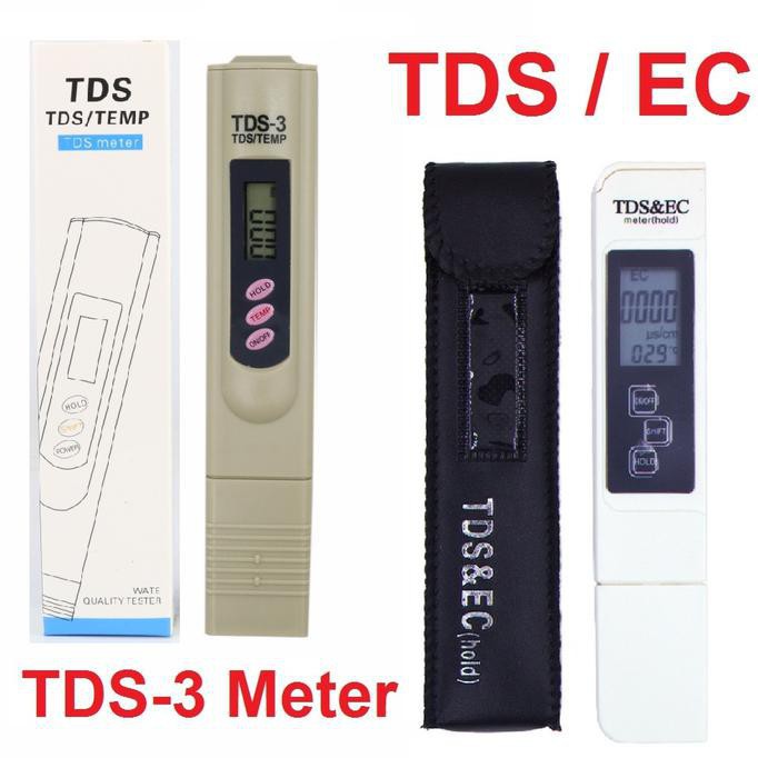 TDS METER Air MIneral Hidroponik alat ukur kelayakan water ppm pure it