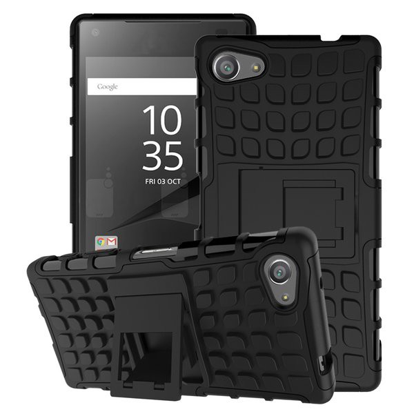 Miliki Sony xperia Z3 - Z5 Compact soft case hp casing back cover RUGGED ARMOR terbaik