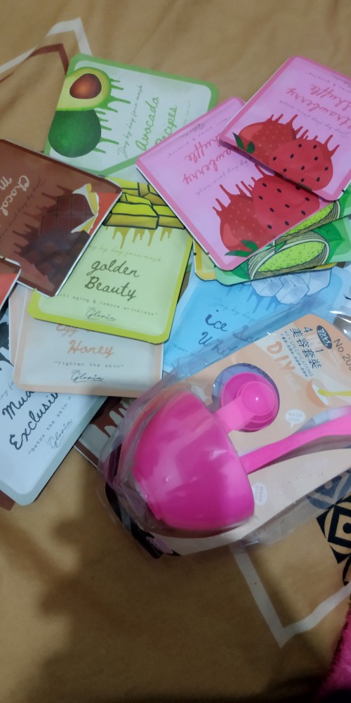 Mangkuk Masker Set Isi 4pcs (mangkuk + Kuas + Pengaduk + Sendok Takar)