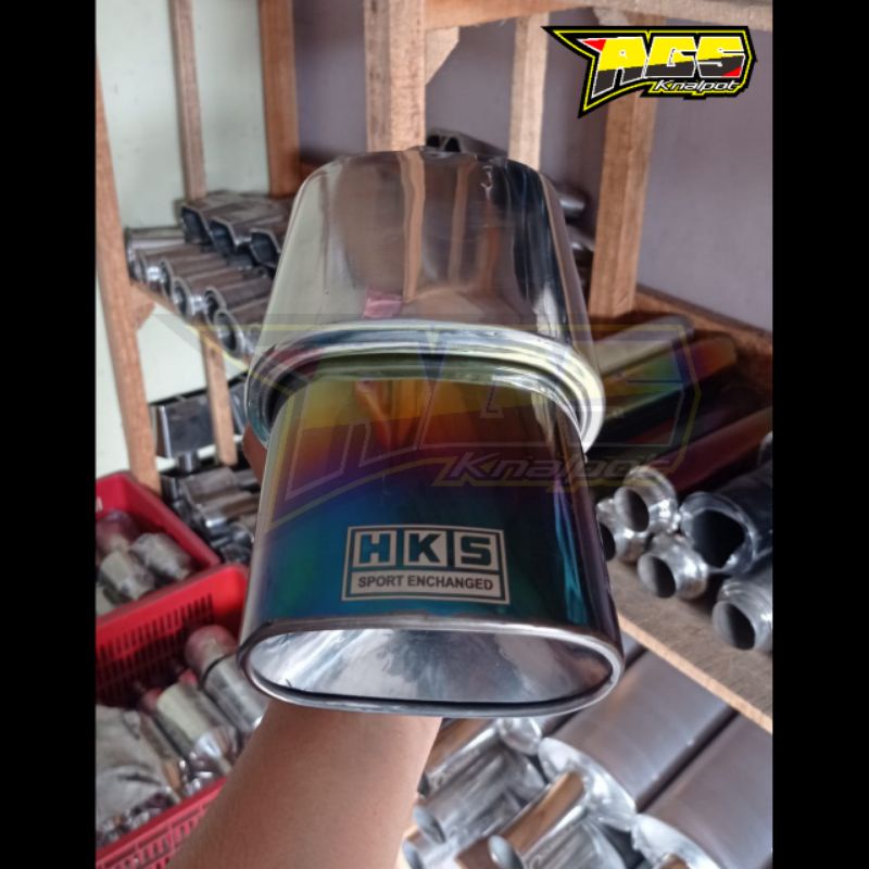 KNALPOT MOBIL RACING HKS TURBO KOTAK