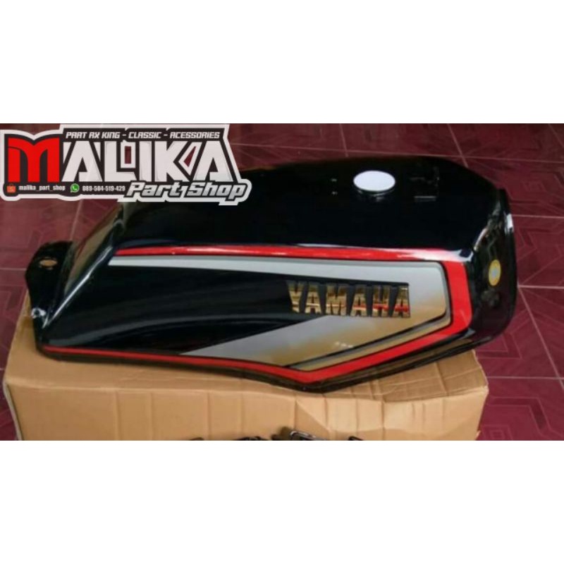 COVER TANGKI YAMAHA RX-KING 135 RX K RX-KING SERIES RX-KING COBRA HITAM 1989/1990