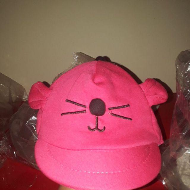 (1kg isi 25 pcs)Topi Bayi korea Karakter Kucing / COD-ping panta