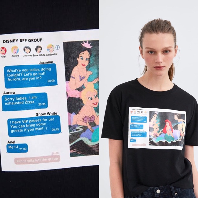 zara little mermaid shirt