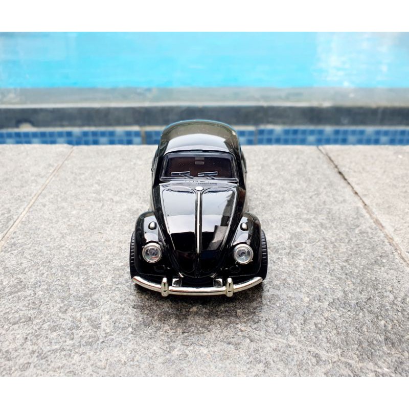 Diecast Mobil Volkswagen Beetle VW Kodok Miniatur Mobil Mainan VW Kombi Pajangan Skala 1:32 Mobil Jadul