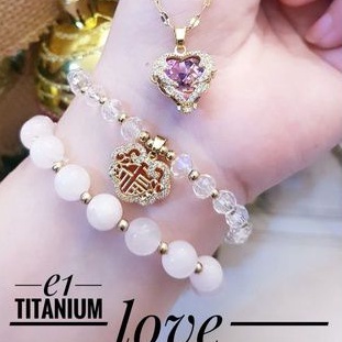 TiTanium Set gelang kalung DQ2