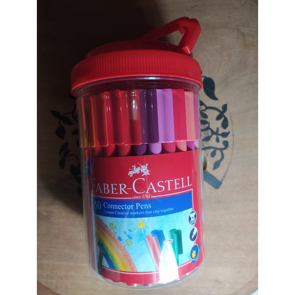 

Konektor Pen Faber Castell Spidol Warna 50 Bucket Tabung