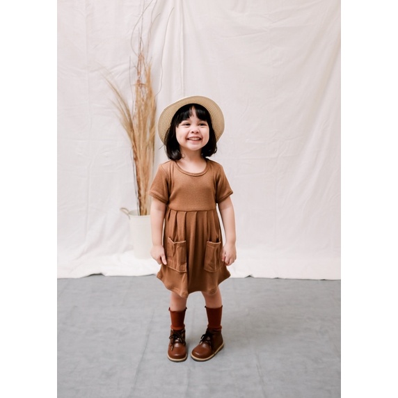 Cameelbaby Dress Berlengan