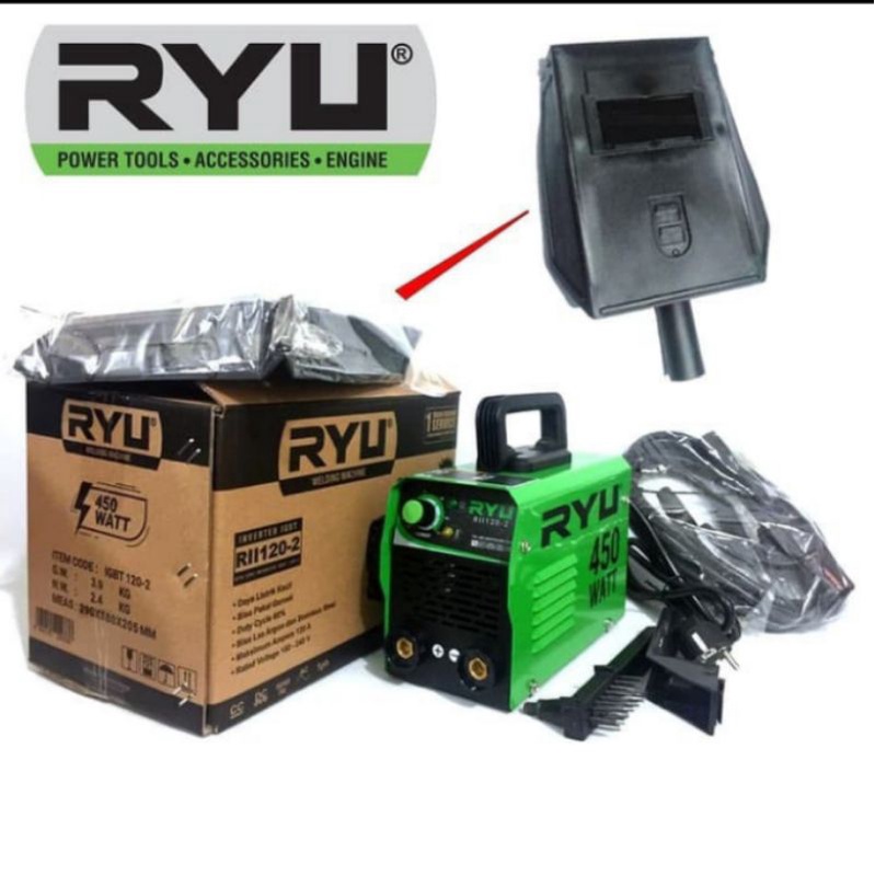 Mesin Las RYU RII120-2 450watt Trafo Las RYU 450watt