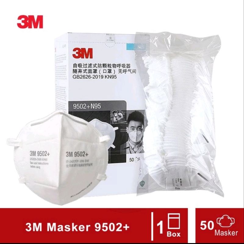 Masker N95 3M 9502+N95
