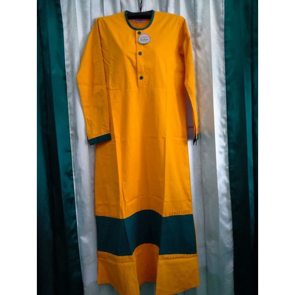 gamis adem/baju harian santriwati/baju Gontor/baju harian pondok/gamis syar'i/jubah remaja/gamis