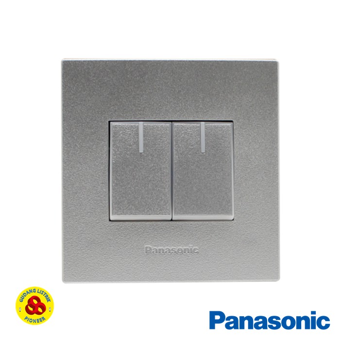 Panasonic Saklar Seri Silver WESJ78029 + WESJ5931 MWS Style E Series