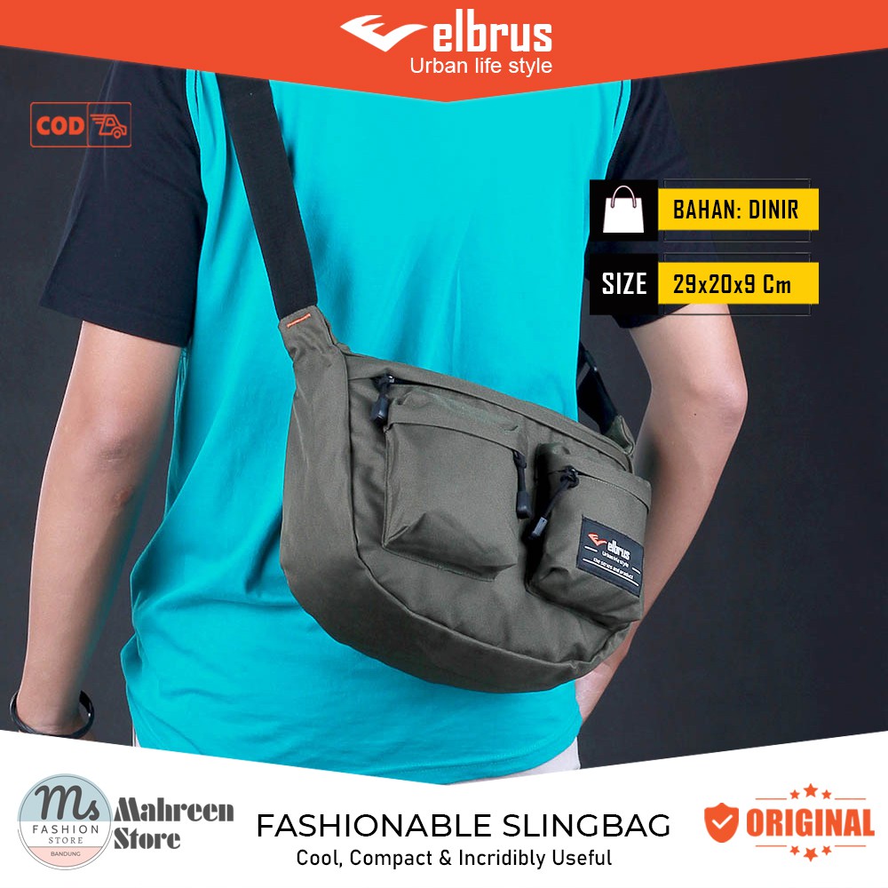 Tas Sling Bag Pria Tas Selempang Pria - Elbrus | TL 741