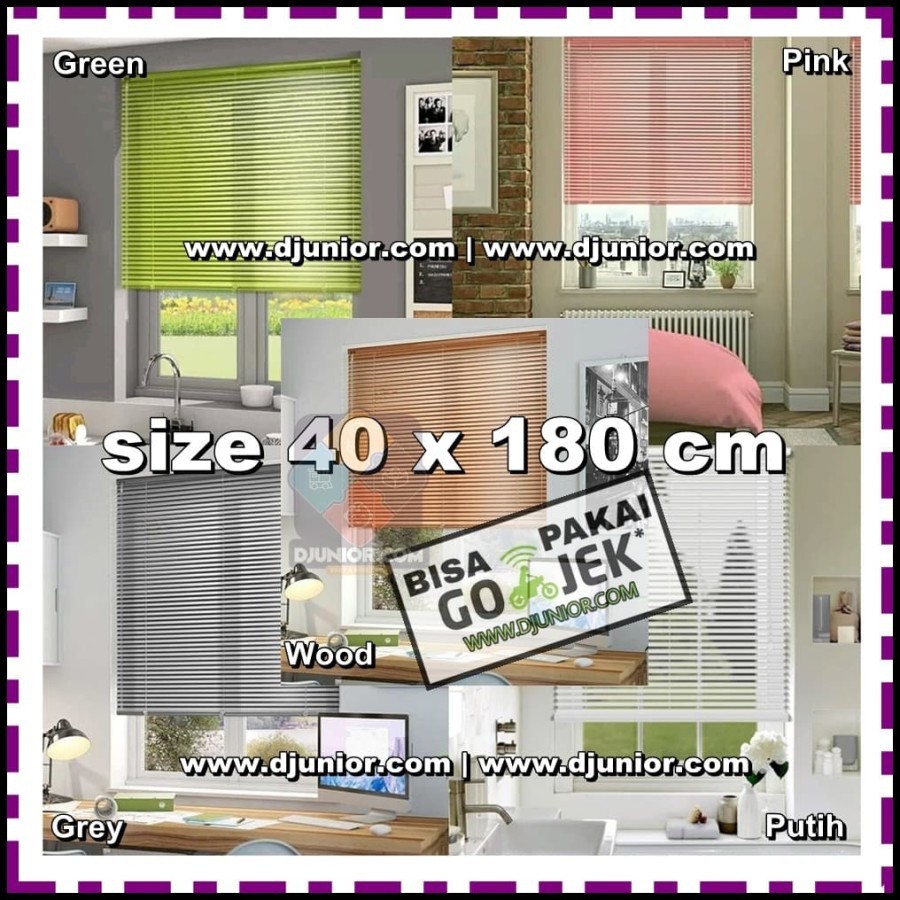 TIRAI LIPAT / TIRAI JENDELA GULUNG / ROLLER BLIND / VENETIAN BLIND / 40 x 180 / 60 x 180 / 40x180 / 60x180 cm TERLARIS ACE KRIS FORHOME