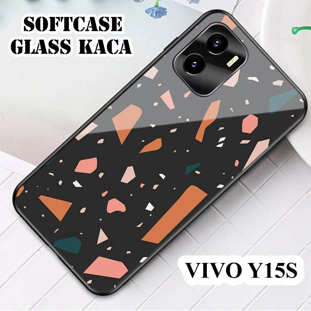 Softcase Glass Kaca VIVO Y15 S - Casing HP VIVO Y15 S[ S43].