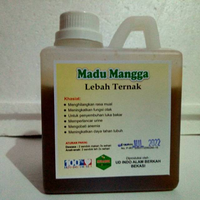 

Madu lebah Mubarok Mangga 500gr#Ori100%