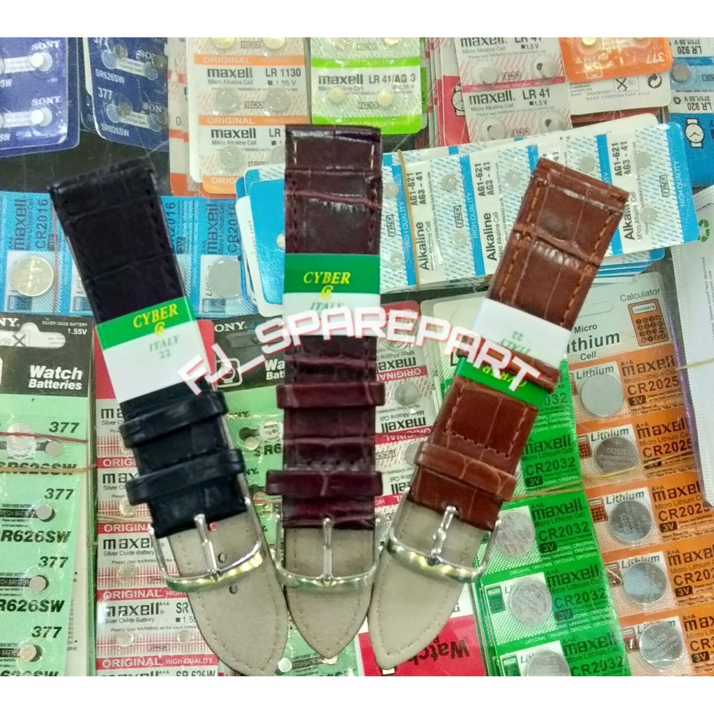Tali  Stap Jam Tangan Syber Motif Kulit Buaya