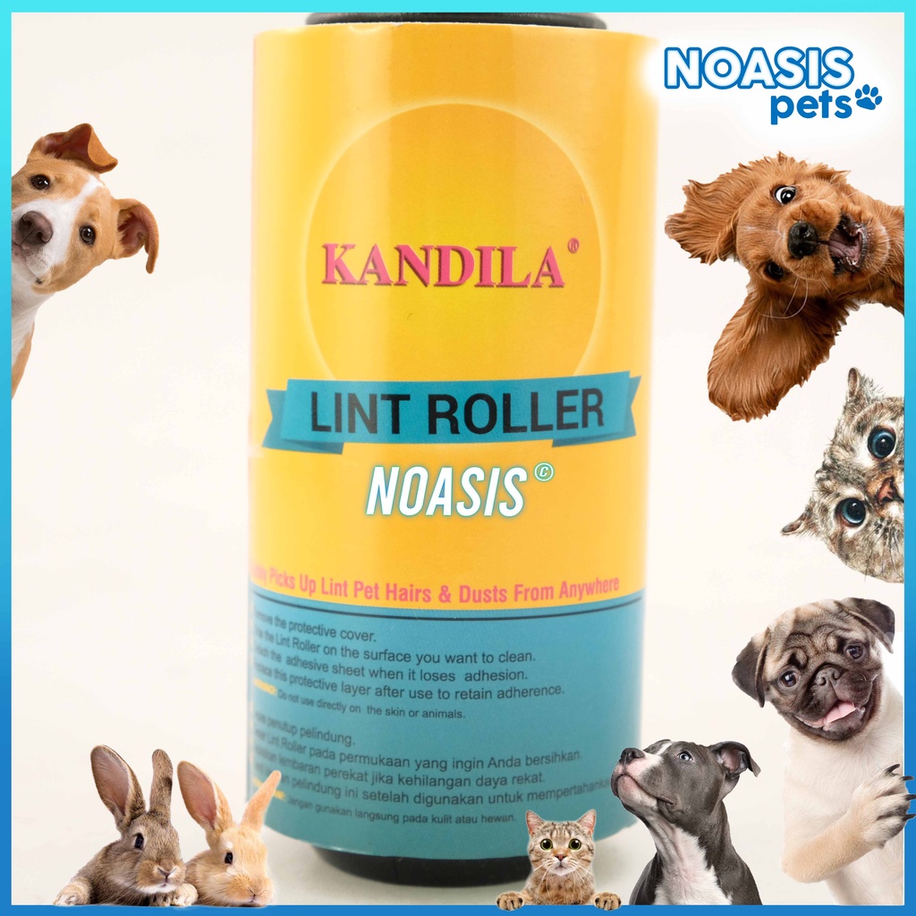 Roll Pembersih Bulu Hewan Anjing dan kucing Debu / Lint Roller KANDILA