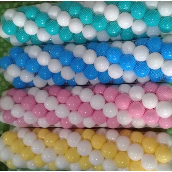 AQUATIC MANDI BOLA ANAK PASTEL KOLAM ANAK 100 PCS / BOLA MANDI WARNA WARNI-4
