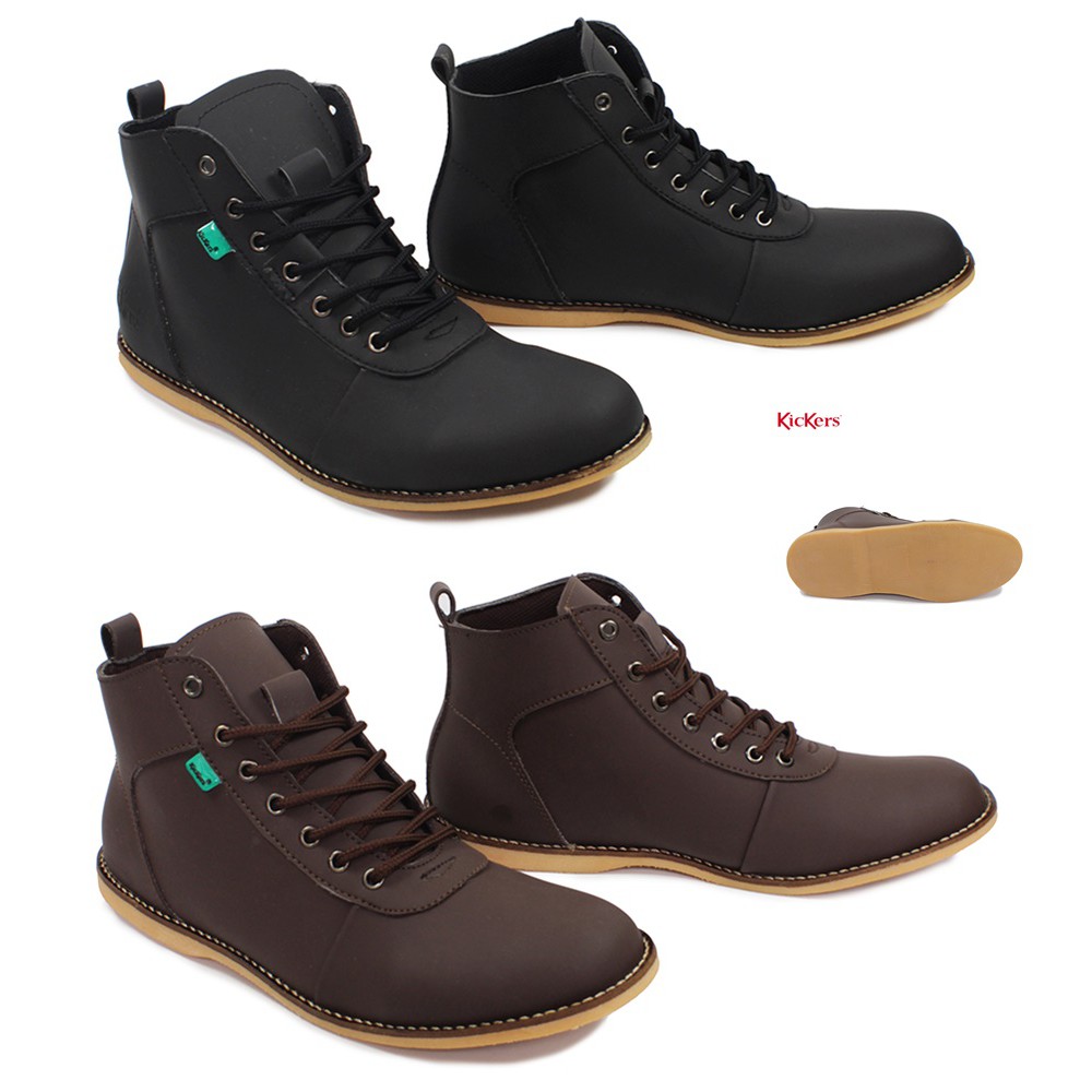 Sepatu Pria Boots Casual Kickers Bandit Kerja Formal