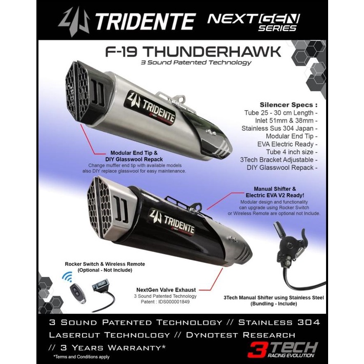 Tridente F19 Thunderhawk 150Cc Fullsystem