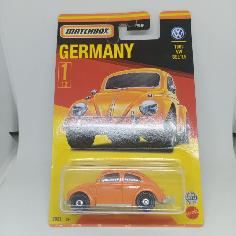 Jual MATCHBOX 1962 VW BEETLE ORANGE GERMANY SERIES | Shopee Indonesia