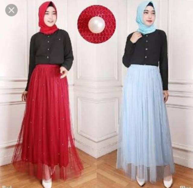 (GROSIR) ROK TUTU MUTIARA REAL PICT/ ROK TUTU BEST SELLER/ ROK TUTU TERMURAH/ROK TUTU REAL PICT 100%