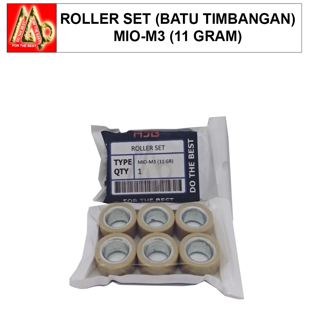 Mio-M3 (11 Gram) / Roller Set (Batu Timbangan) / MJB