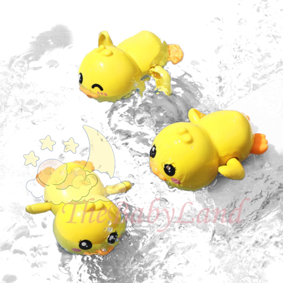 [1KG 30PCS] Babyland Mainan Mandi Anak Bentuk Bebek Lucu Berenang Di Kolam Renang / Toy Turtle