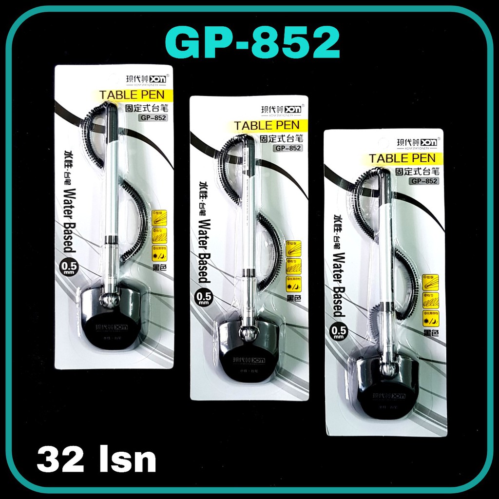 

ILP Balpen Stand 0.5mm XDM GP-852 / Table Pen Spiral / Pulpen Gel / Pen Gel