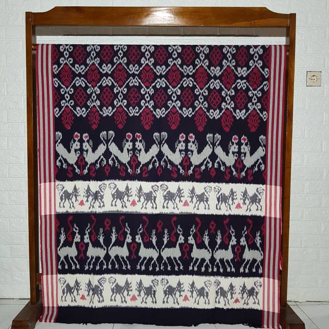Kain Tenun Blanket Motif Hewan