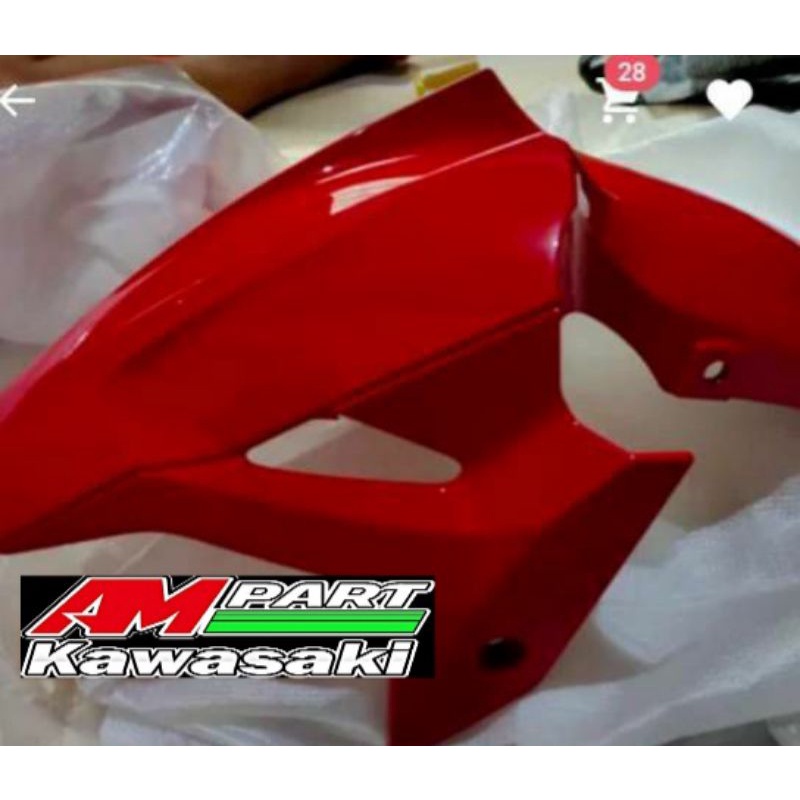 Spakbor fender slebor depan ninja 250 fi new 2018 merah original KGP