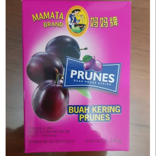 

Buah Kering - [Promo]Mamata 340Gr Buah Kering Prunes Hiasan Minuman Cocktail, Bahan