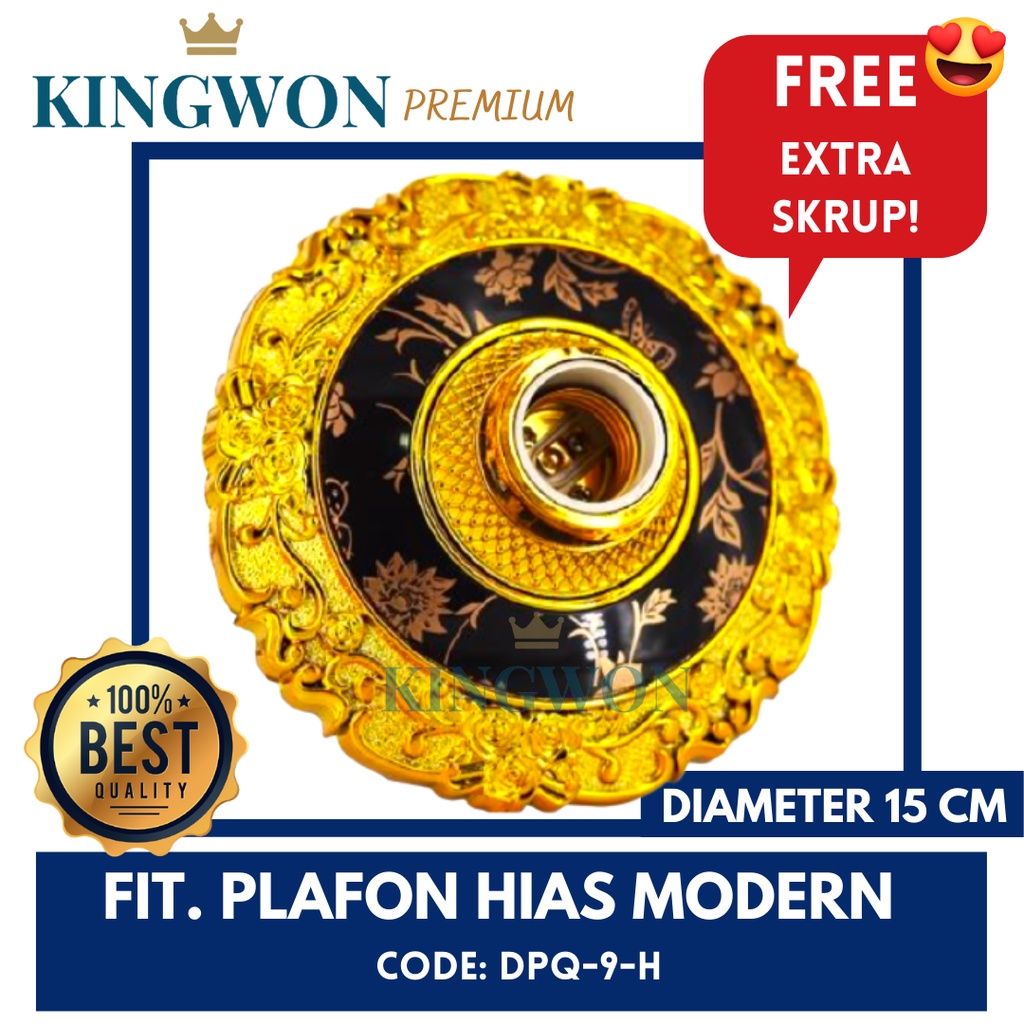 FITTING LAMPU PLAFON HIAS MODERN DPQ-9-H