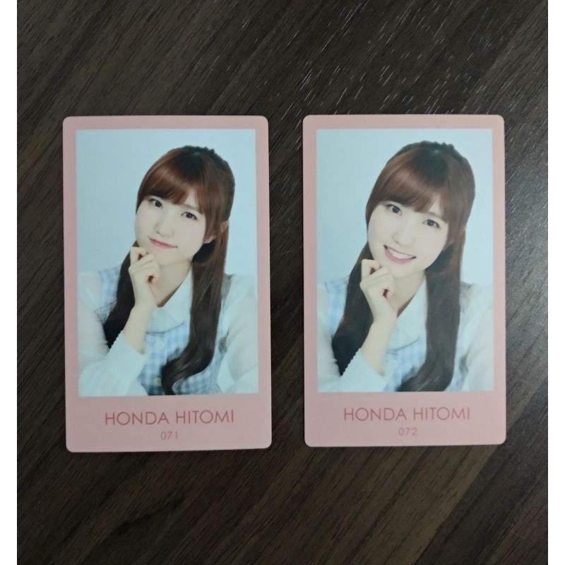 Honda Hitomi IZ*ONE IZONE Photocard Japan Fan Meeting