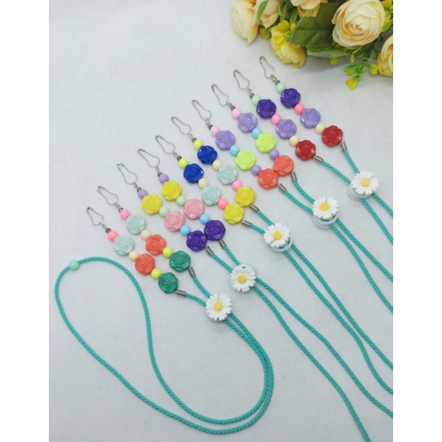 1pcs strapmask 2in1 / Tali tampar elastis / kalung masker /stopper karakter